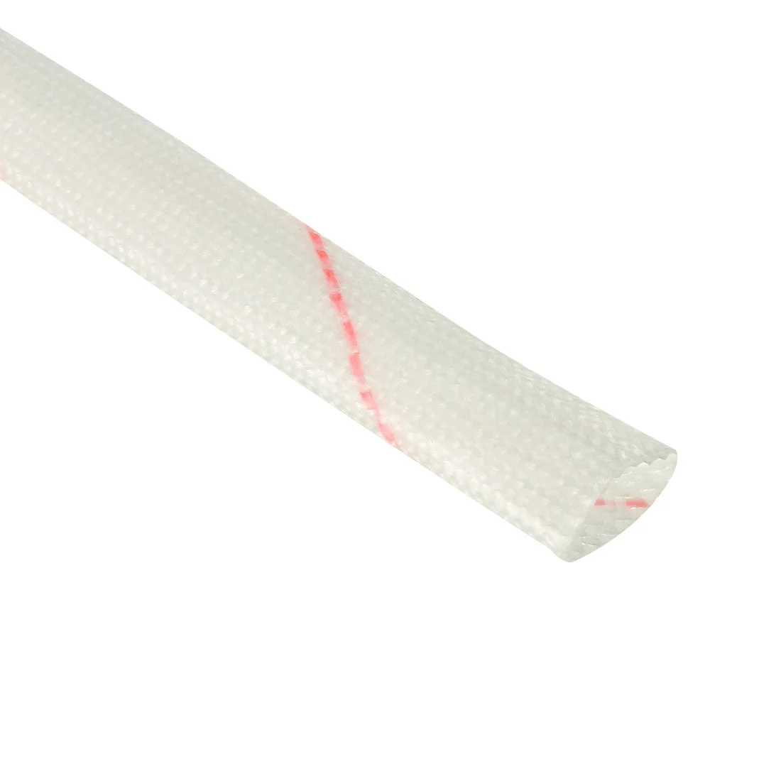 Fiberglass Heat Shield Sleeve 8mm(5/16-inch) ID x 2.92ft Adjustable PVC Silicone Fiberglass Sleeve Pipe