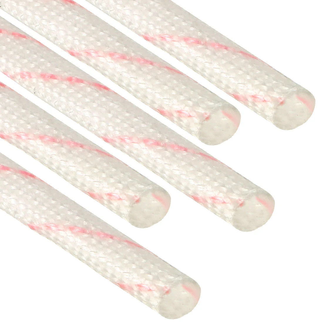 Fiberglass Sleeve 2.5mm I.D. PVC Insulation Tubing 1500V Tube Adjustable Sleeving Pipe 125 Degree Centigrade Cable Wrap Wire 890mm 2.92ft 5Pcs