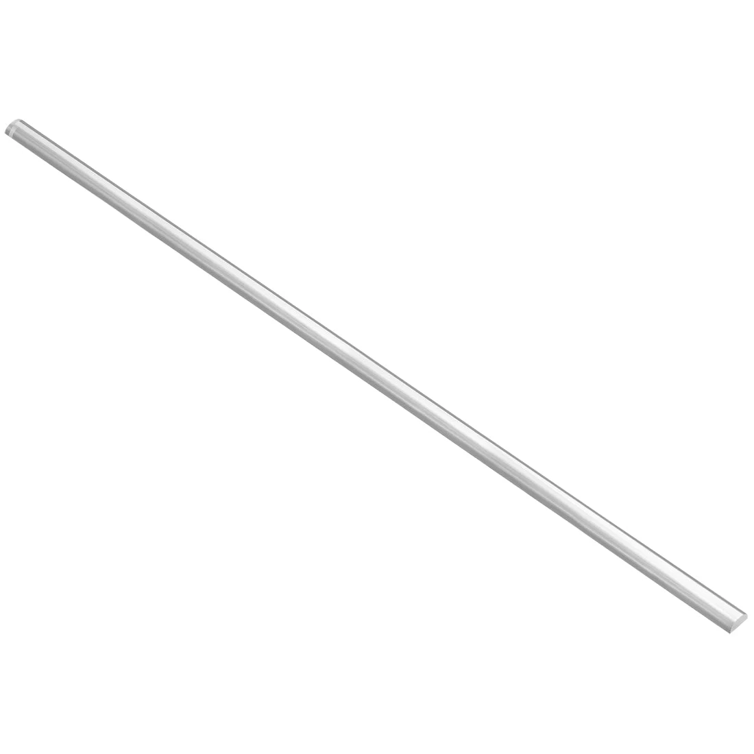 5mmx10mmx500mm Semicircle Shape Solid Acrylic Rod PMMA Extruded Bar Clear