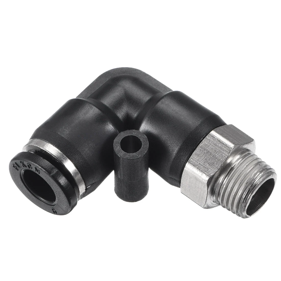 Push to Connect Tube Fitting Male Elbow 6mm Tube OD x 1/8" PT Thread Pneumatic Air Push Fit Lock Fitting