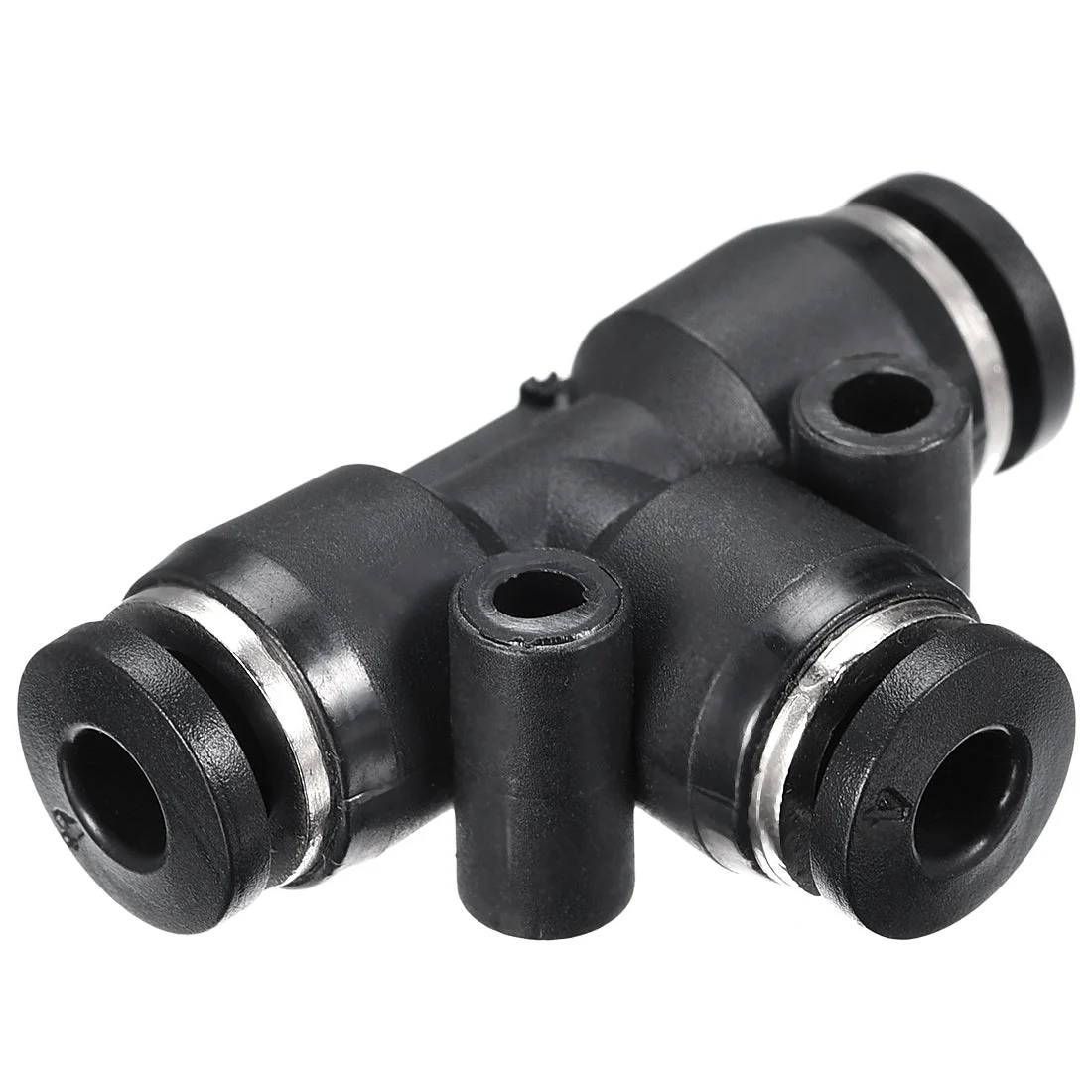 5 pcs Push To Connect Fittings T Type Tube Connect 4 mm or 5/32" od Push Fit Fittings Tube Fittings Push Lock (4mm T tee)