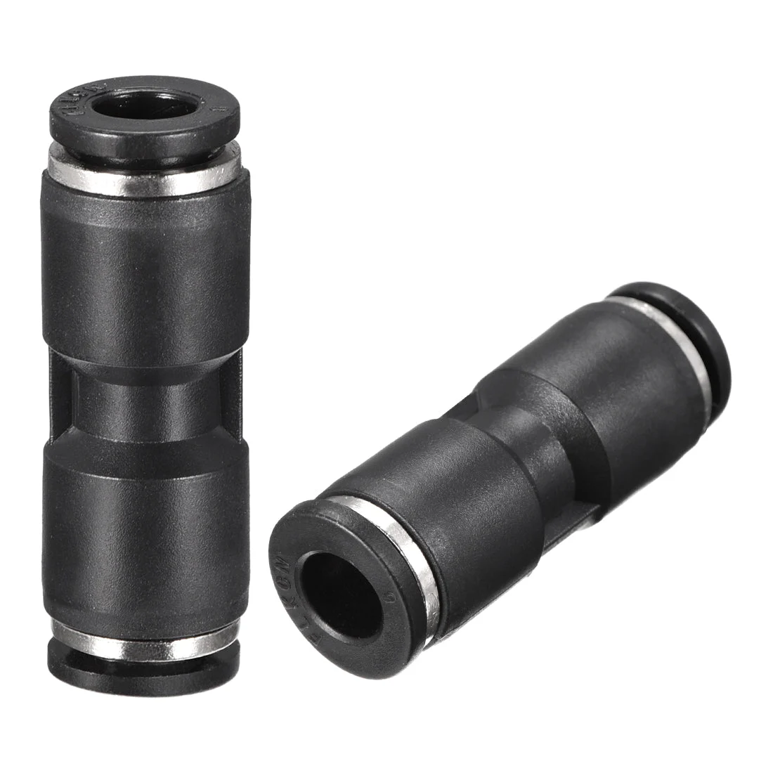 4pcs Push to Connect Fittings Tube Connect 6mm or 15/64" Straight od Push Fit Fittings Tube Fittings Push Lock