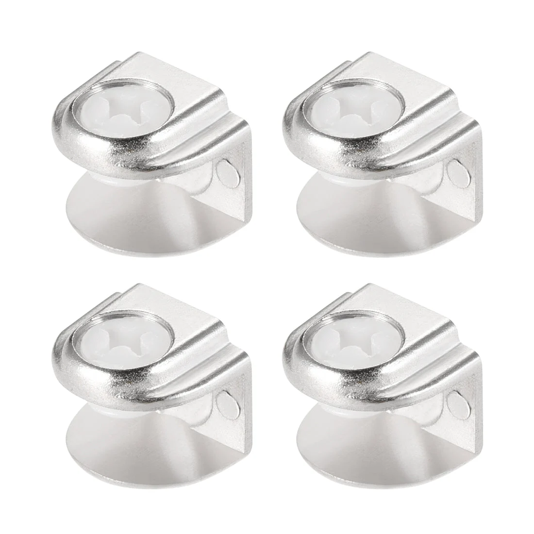 Glass Shelf Support, Zinc Alloy Clip Holder for 6-9mm Thickness 4pcs