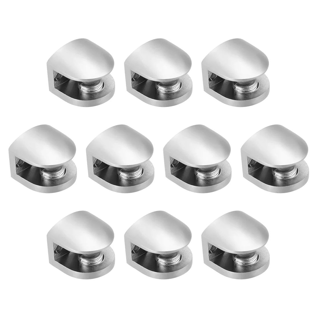 Glass Shelf Support, Zinc Alloy Clip Holder for 5-8mm Thick 10pcs