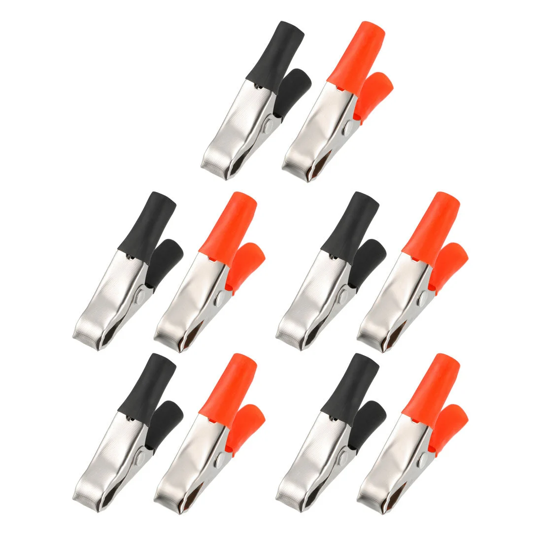 10A Clips Alligator Clamps Terminal Test Electrical Crocodile Clamp , 10pcs