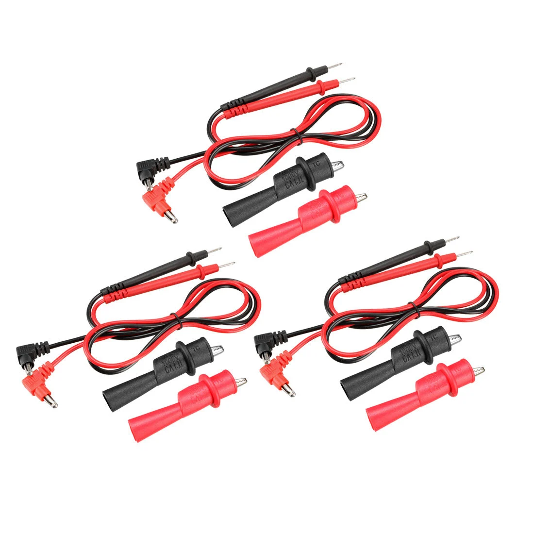 Multimeter Test Leads Banana Plug with Probe and Alligator Clips, 10A , 12-in-1 Set
