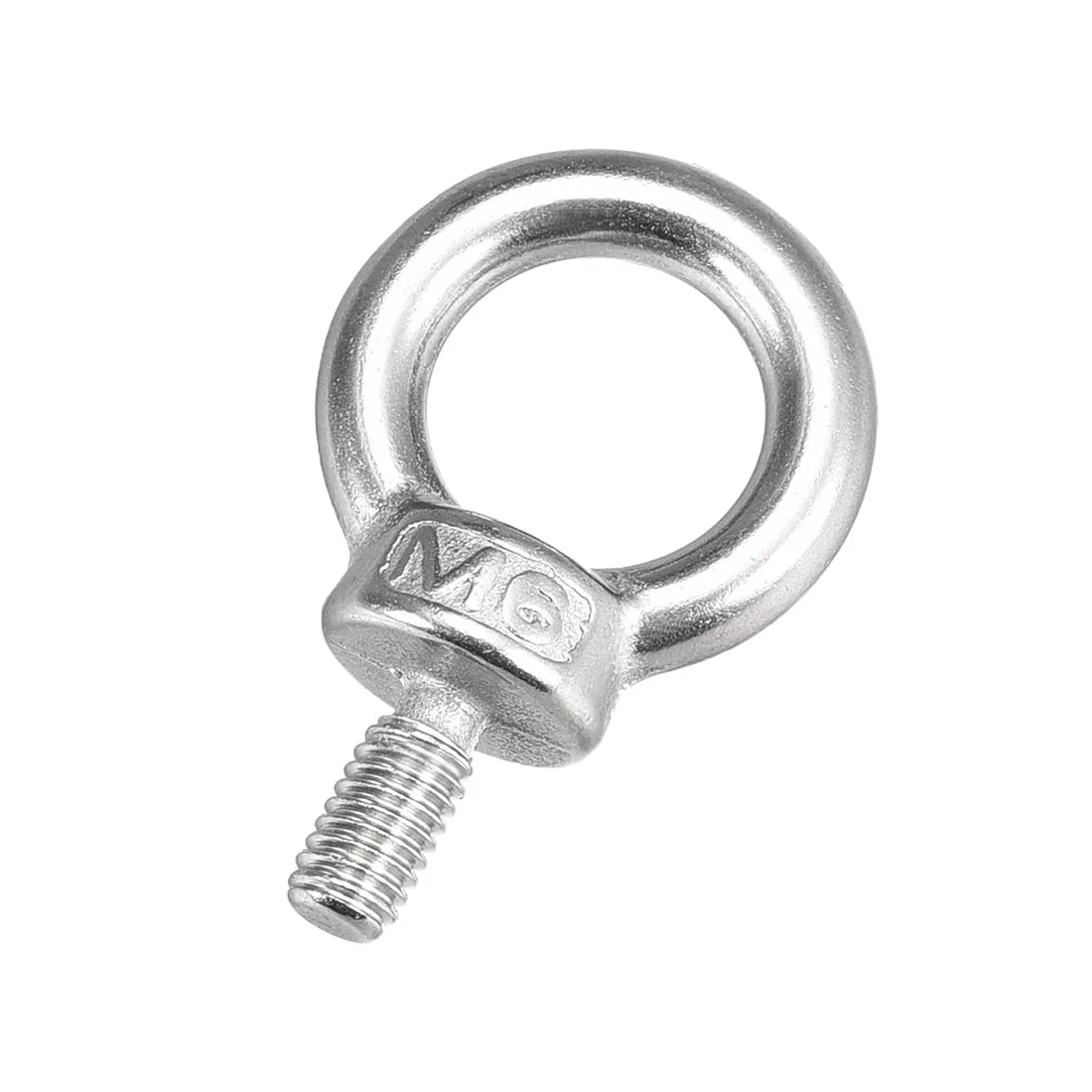 M6 x 11mm Metric Thread Machinery Shoulder Lifting Eye Bolt 2Pcs
