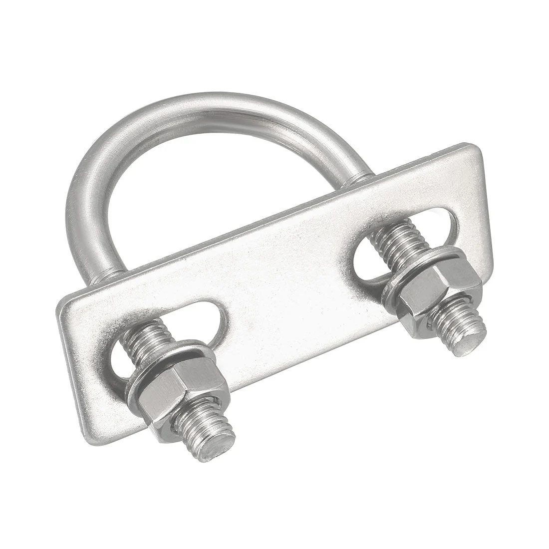 U-Bolts M6 27mm Inner Width 304 Stainless Steel with Nuts Frame Straps 4Pcs
