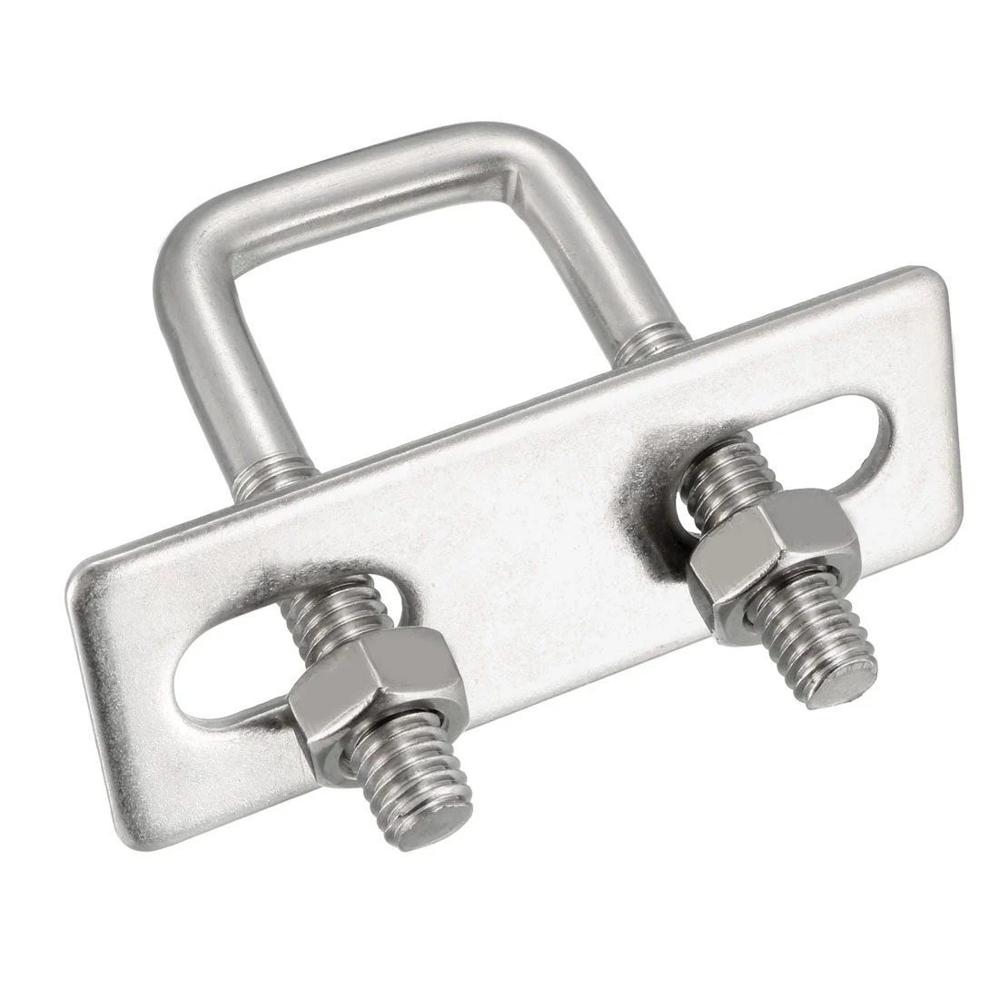 Square U-Bolts M6 D x 20mm W x 45mm L 304 Stainless Steel with Nuts Frame