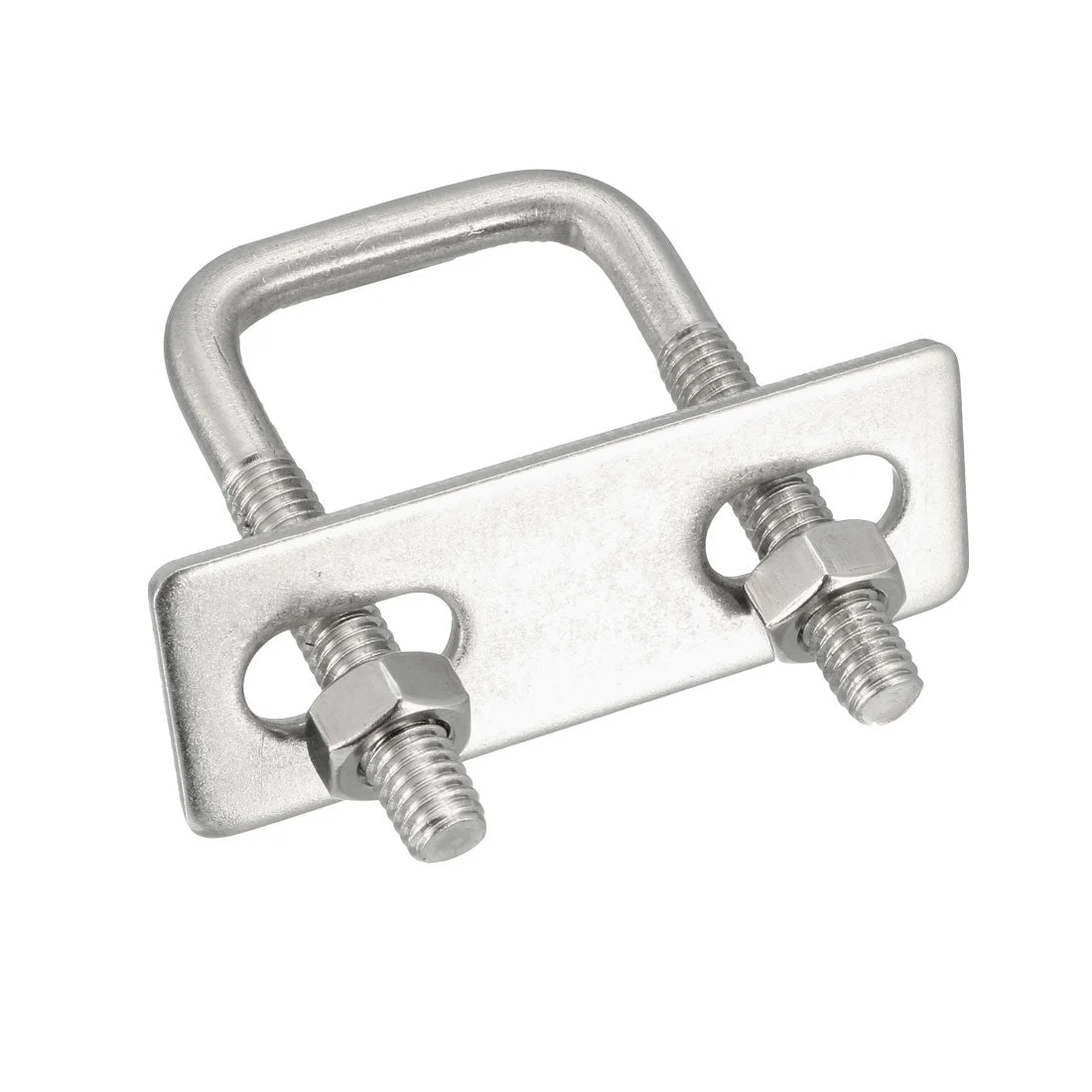 Square U-Bolts M6 D x 25mm W x 50mm L 304 Stainless Steel with Nuts Frame