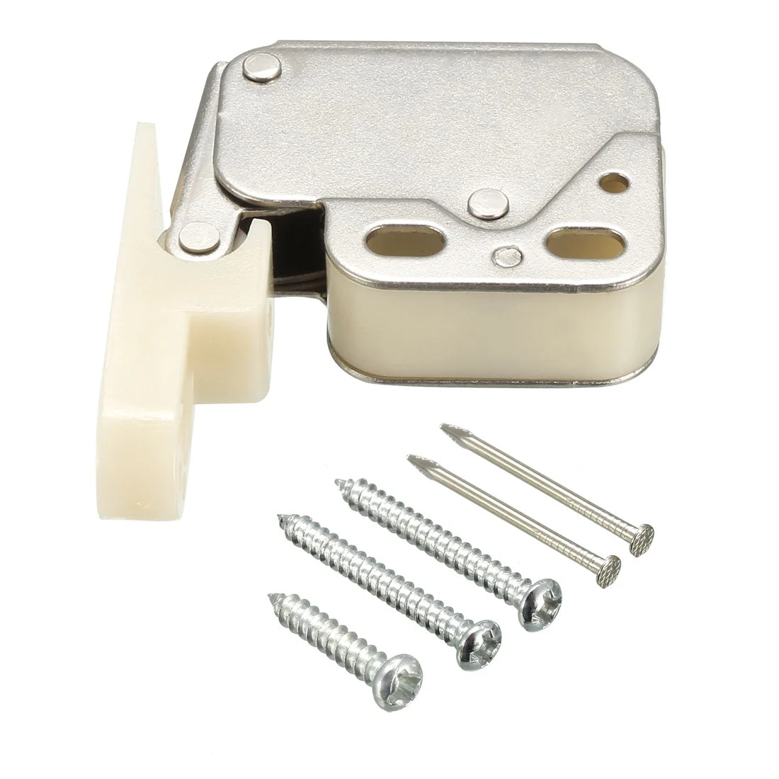 Cabinet Cupboard Spring Press Open Door Catch Tip Touch Push Latch Stops 6pcs