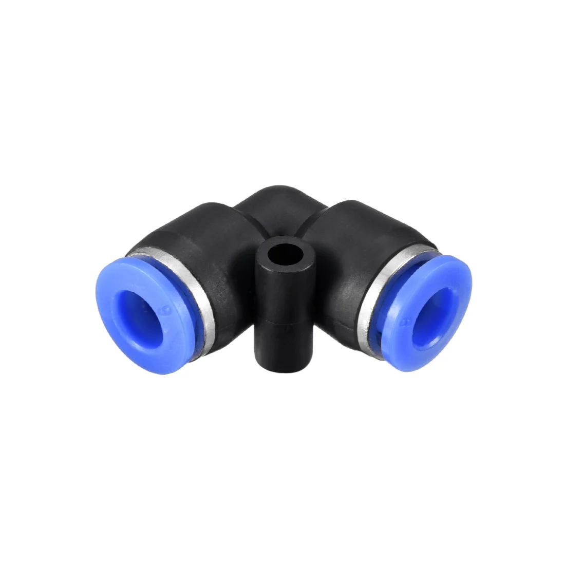 Plastic Elbow Push to Connect Tube Fitting 6mm Tube OD Blue 15pcs