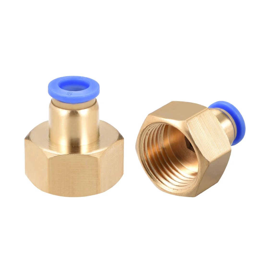 Push to Connect Tube Fitting Adapter 8mm OD x G1/2" Female