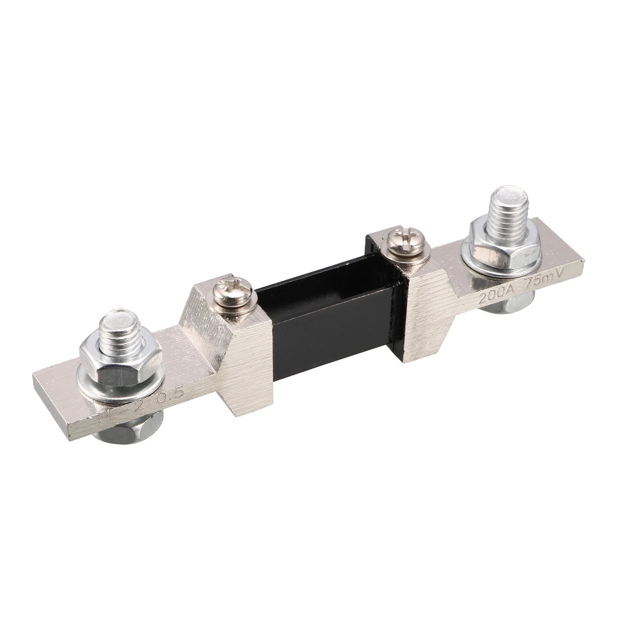 Uxcell Shunt Resistor 200A 75mV for DC Ammeter Panel Meter External FL-2 Shunt