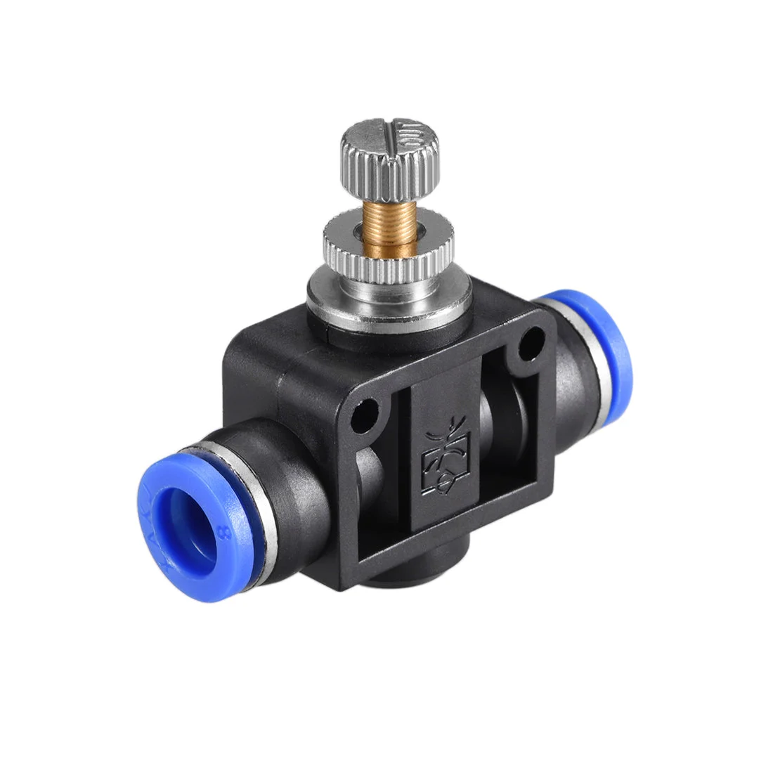 8mm OD Pneumatic Air Flow Control Valve,Flow In-Line Speed Controller Valve,2pcs