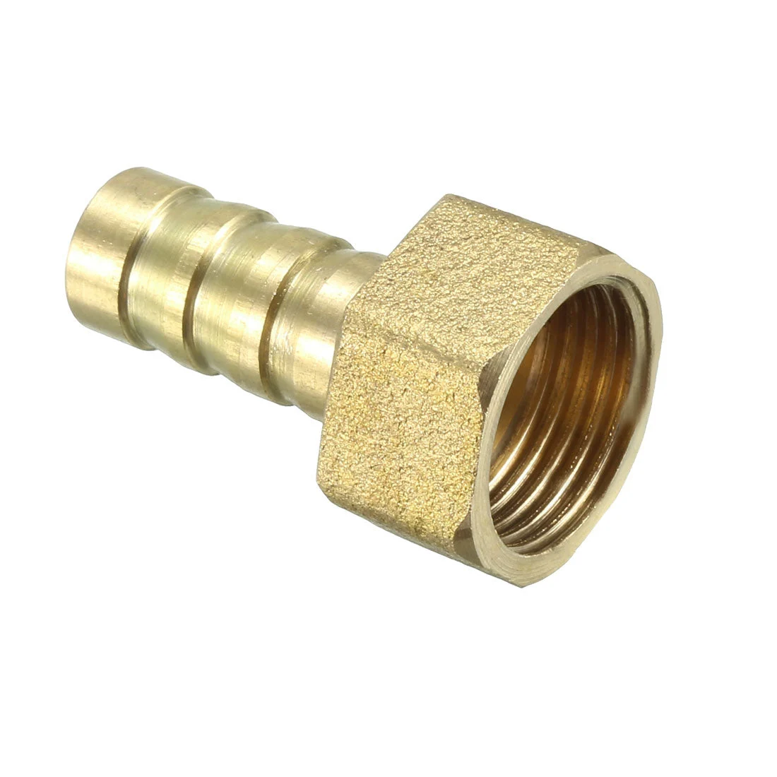 Brass Barb Hose Fitting Connector Adapter 10mm Barbed x 3/8 PT Female Pipe