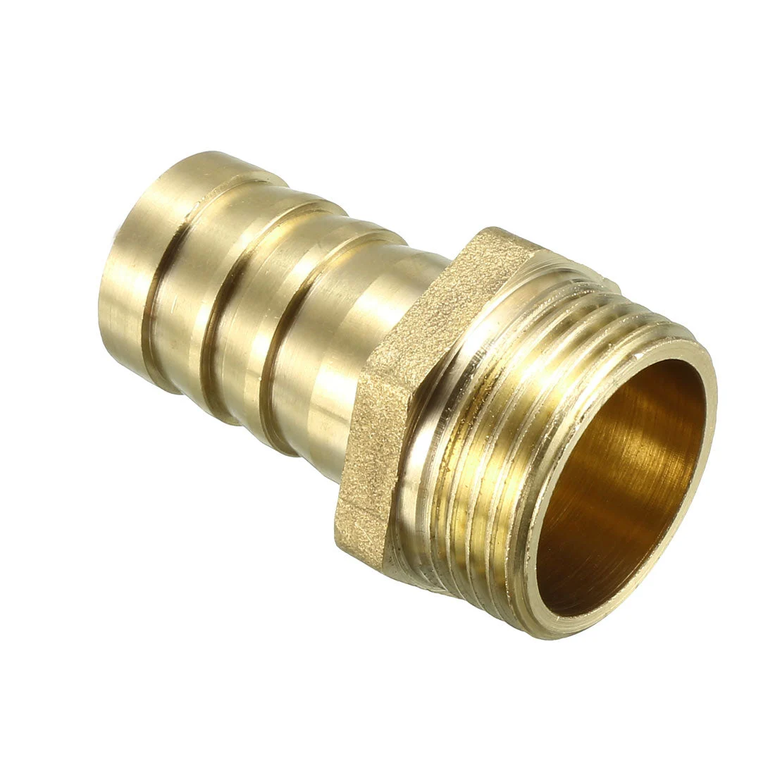 Brass Barb Hose Fitting, Connector Adapter 19mm Barbed x G3/4 Male Pipe
