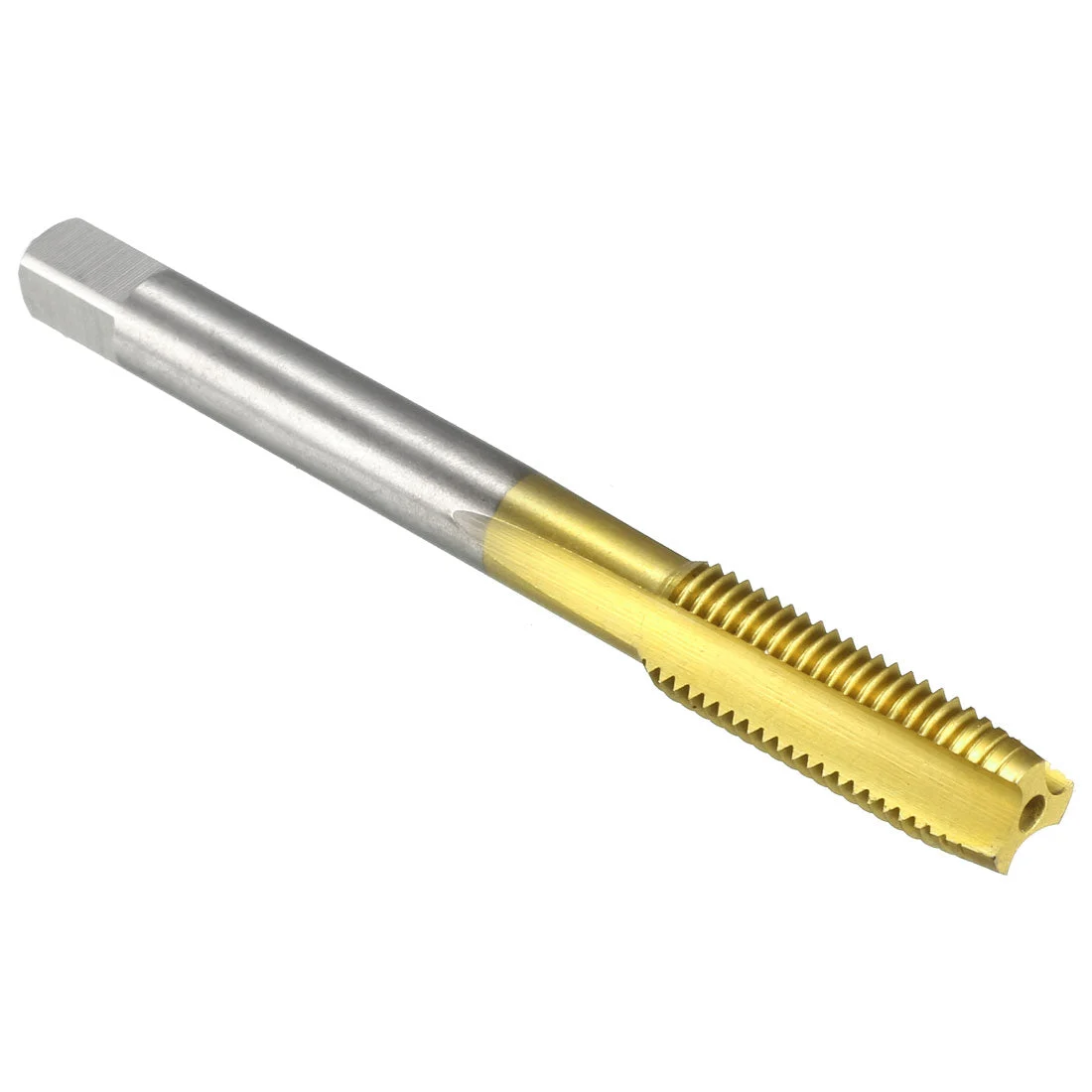 Metric Taps M8x1mm Pitch Thread Plug Tap Ti-coated for Threading Electric Drill