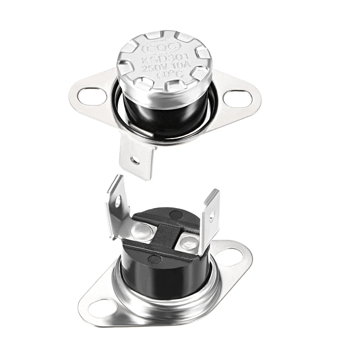 Temperature Control Switch , Thermostat , 60°C , 10A , N.C 2pcs