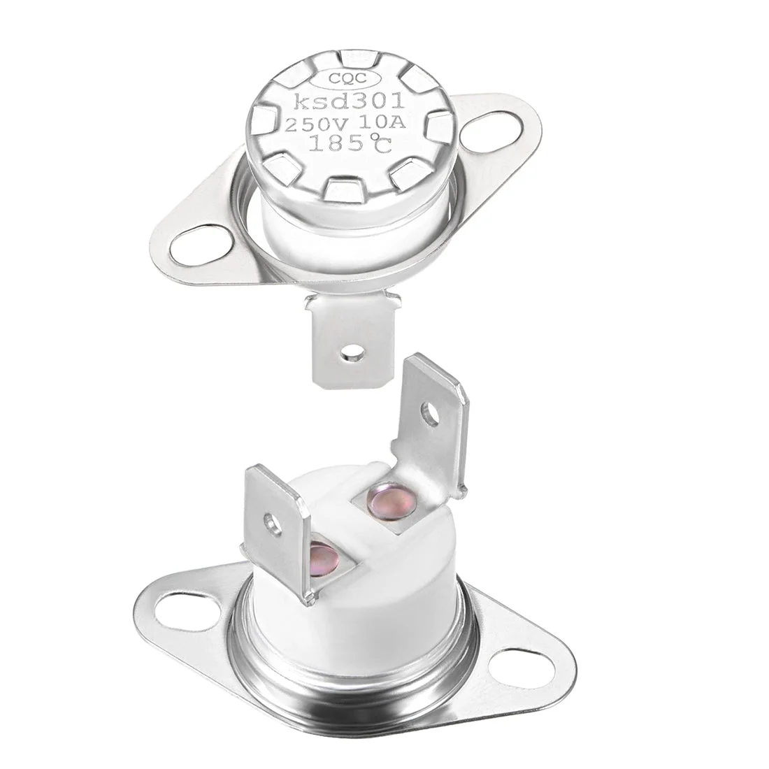 Temperature Control Switch , Thermostat , 185°C 10A Normally Closed NC 2pcs