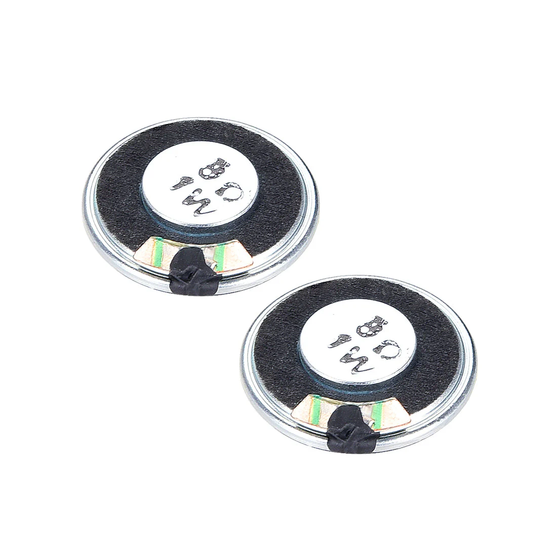 1W 8 Ohm DIY Audio Speaker Loudspeaker 26mm Round Shape 2pcs