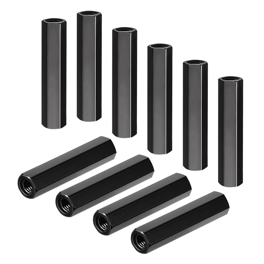 M3x25mm Aluminum Hex Standoff PCB Pillar Spacer,for Quadcopter,Black,10pcs