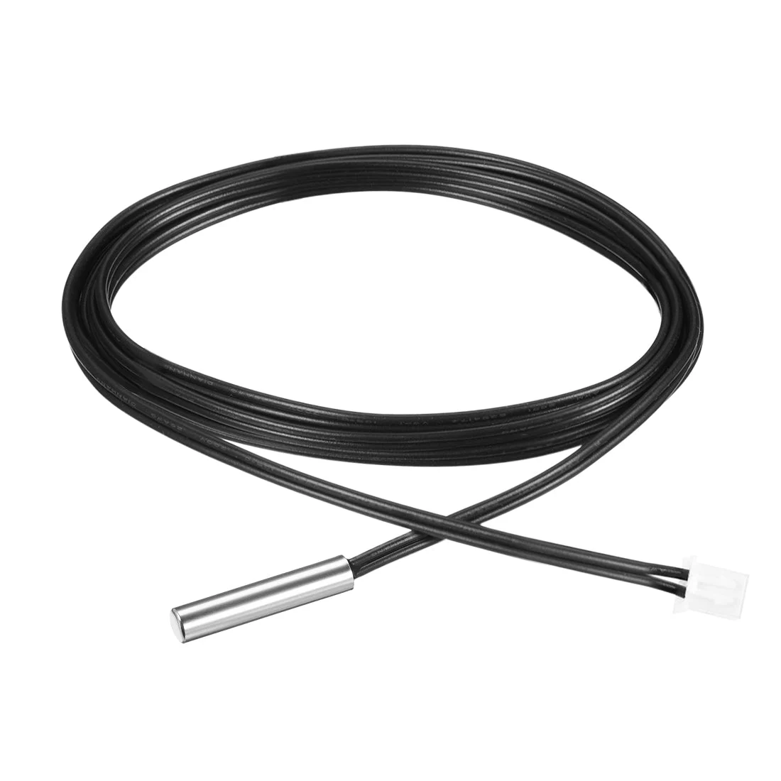 100K NTC Thermistor Probe 39.4 Inch Stainless Steel Sensitive Temperature Temp Sensor for Air Conditioner