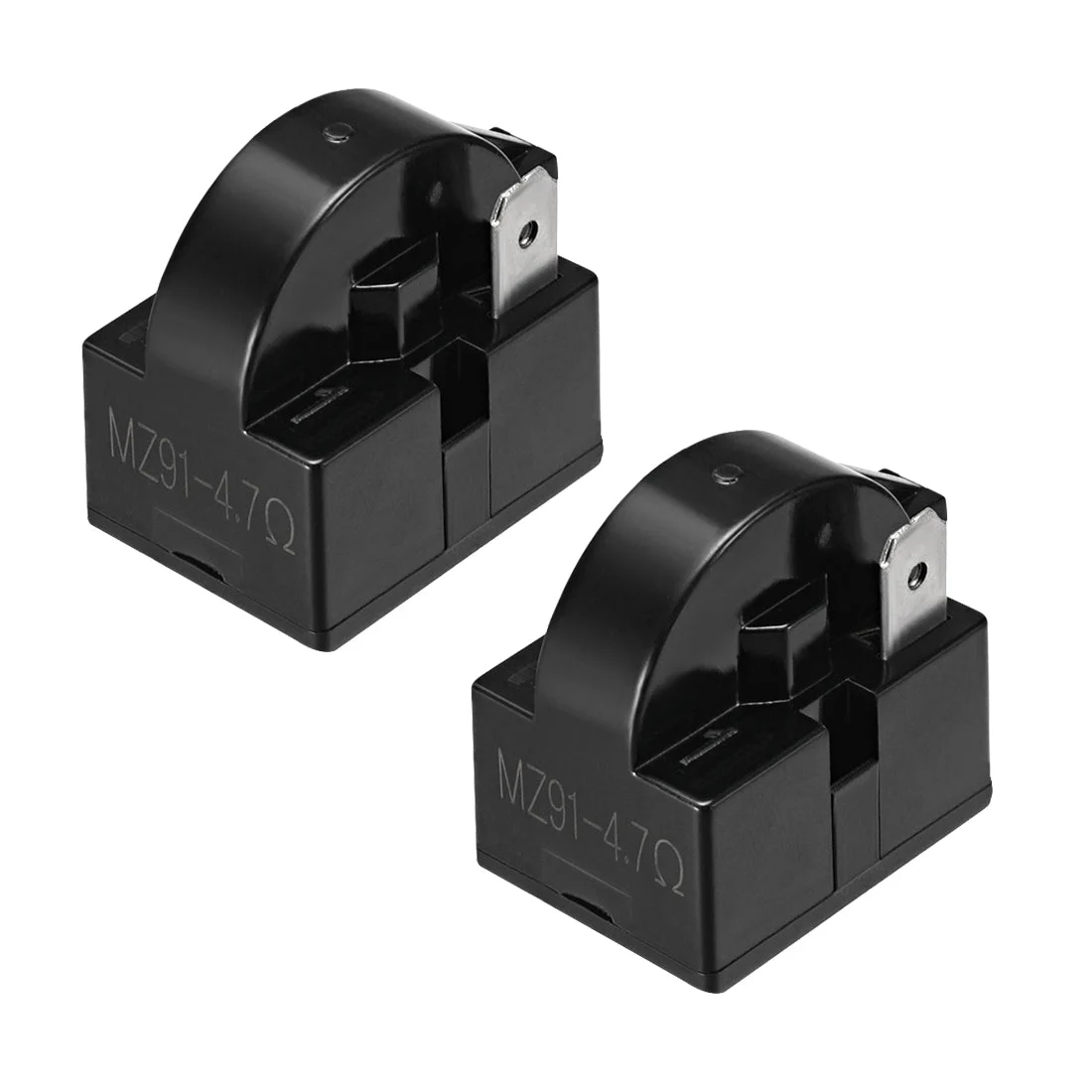 2 PC 4.7 Ohm 1 Pin Refrigerator Relay Black