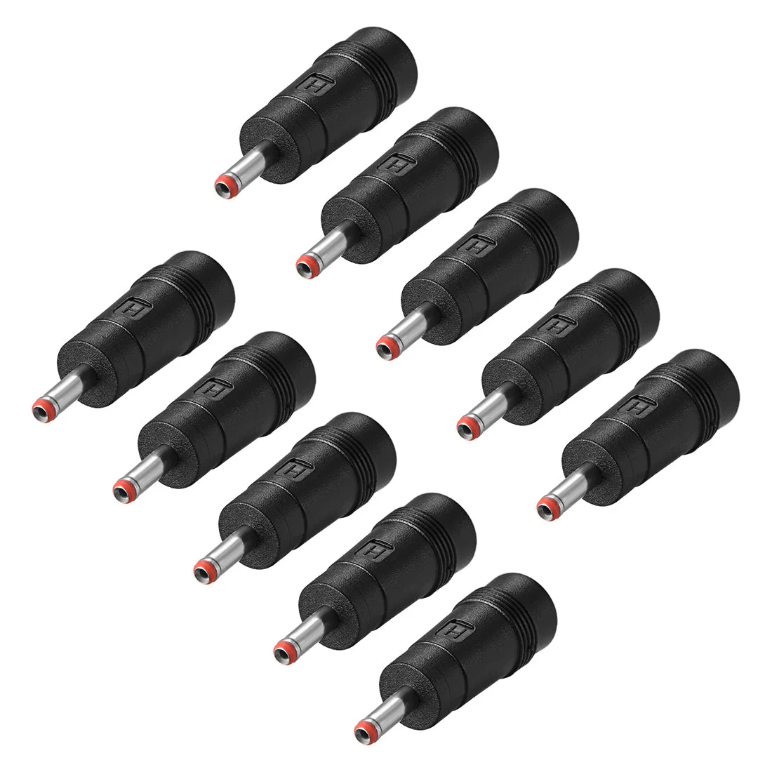 DC Power Connector 5.5mm x 2.1mm Female to 3.5mm x 1.35mm Male Coupler Adapter Converter 10Pcs
