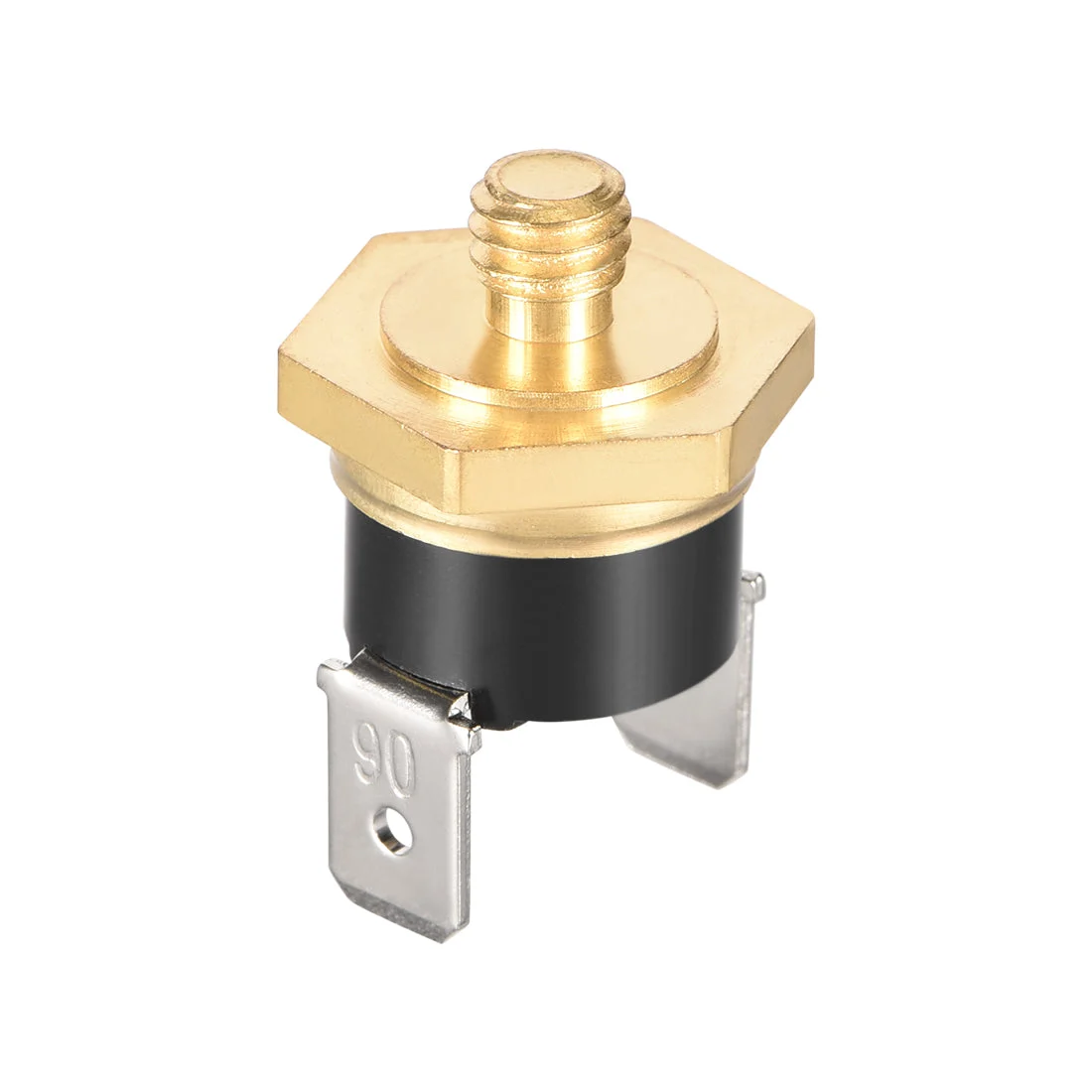 KSD301 Thermostat, Temperature Control Switch 90°C Copper M6 Normally Closed N.C 10A