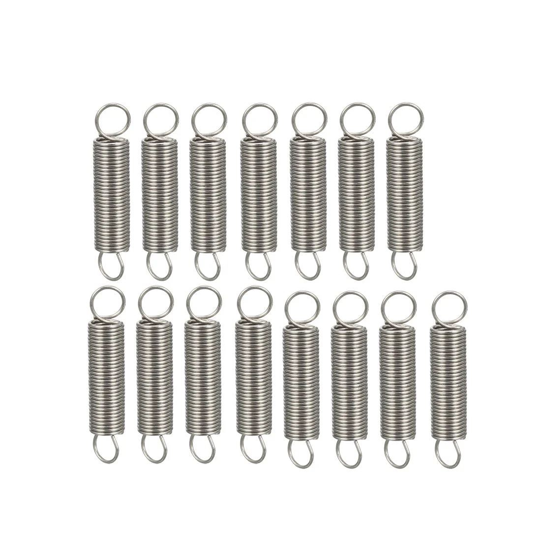 Extended Tension Spring Wire Diameter 0.016", OD 0.16", Free Length 0.79" 15pcs