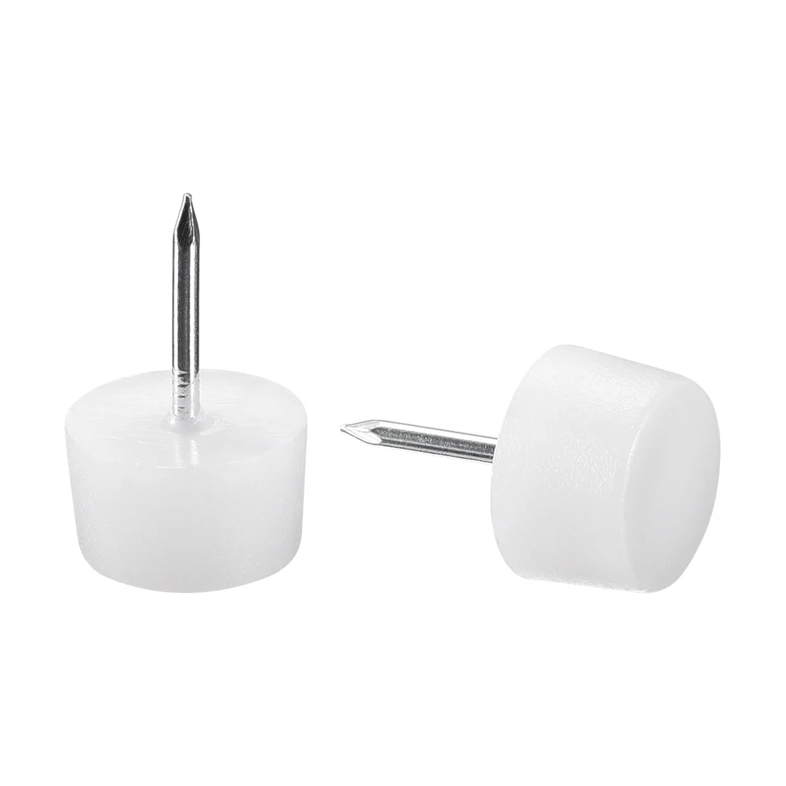Furniture Feet Nail Chair Table Leg Protector Pad 14mm Dia Plastic 60pcs