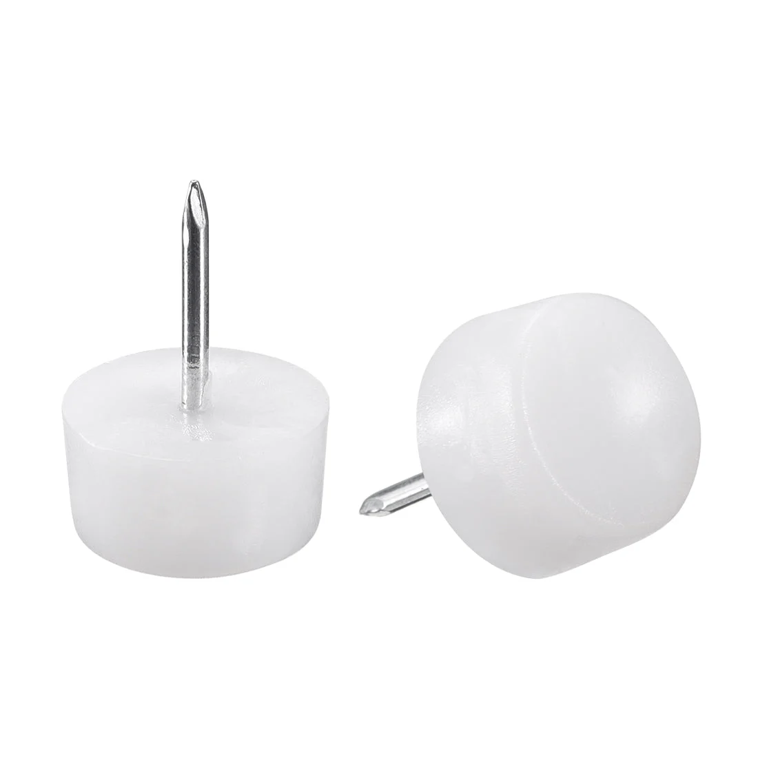 Furniture Feet Nail Chair Table Leg Protector Pad 18mm Dia Plastic 40pcs