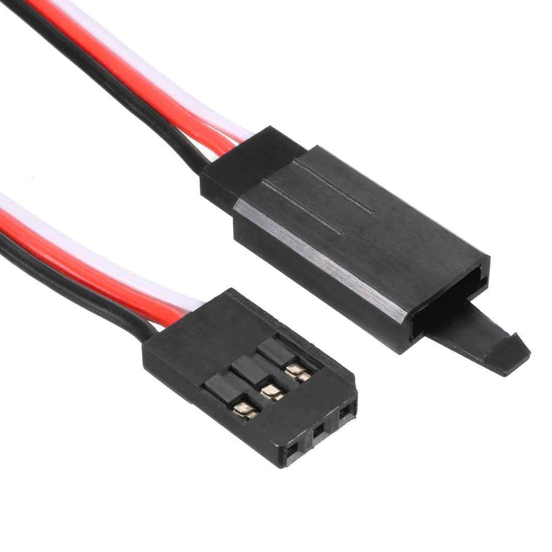 Uxcell 5Pcs 24 Inches 600mm 3-pin Servo Extension Cable for RC Futaba Anti-reverse