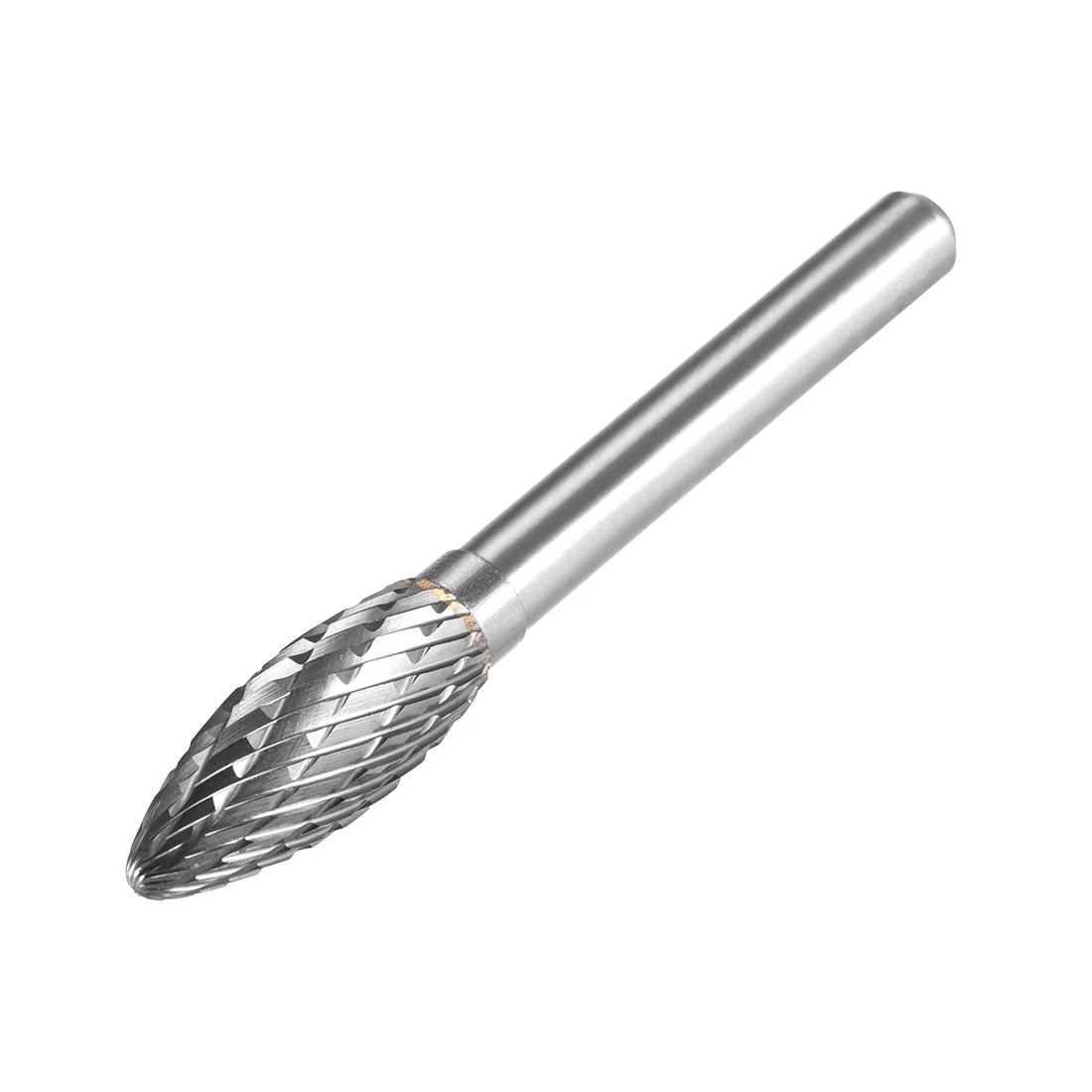 Tungsten Carbide YG8 Double Cut Rotary Burrs File Oval Shape with 1/4" Shank