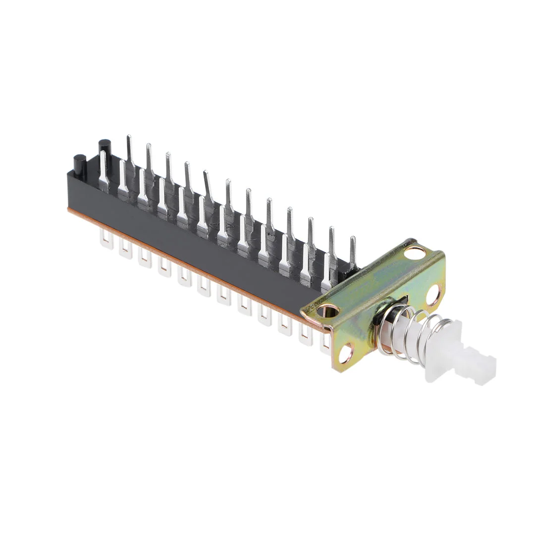 Self-Locking Push Button Switch 8PDT 8 Pole 24 Pin 1 Position