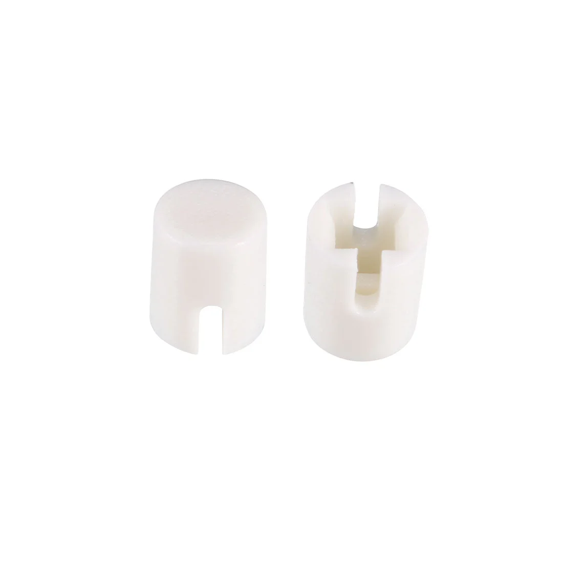 Uxcell 50pcs Tactile Push Button Switch Caps 4.6x5.5mm for 6x6x7.3mm Micro Tactile Switch White