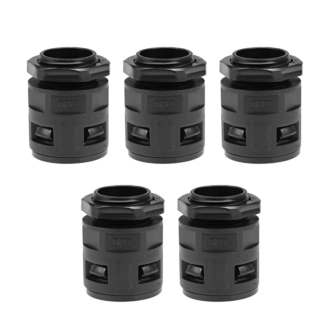Cable Gland Corrugated Tube Connector AD28.5 Pipe Joints Clamps PG21 Screw 5Pcs