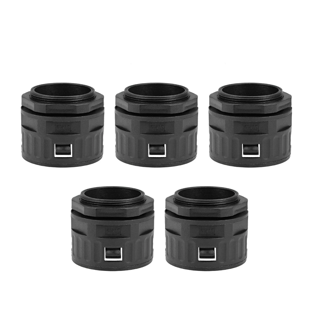 Cable Gland Corrugated Tube Connector AD54.5 Pipe Joint Clamps M50 Screw 5Pcs