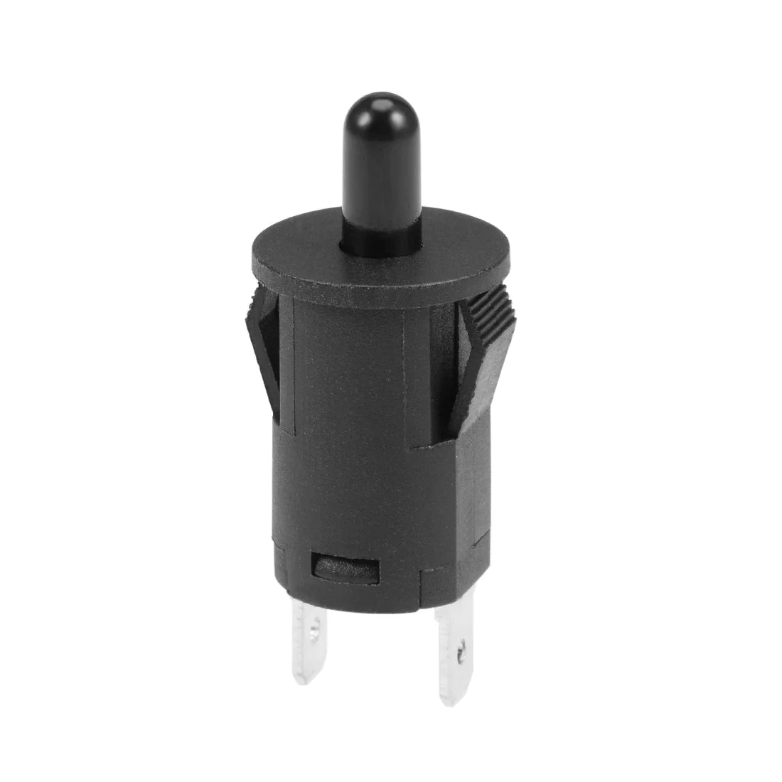 Uxcell Refrigerator Door Light Switch 10mm Momentary Fridge Switch Normally Closed PB35 AC 250V 3A Black