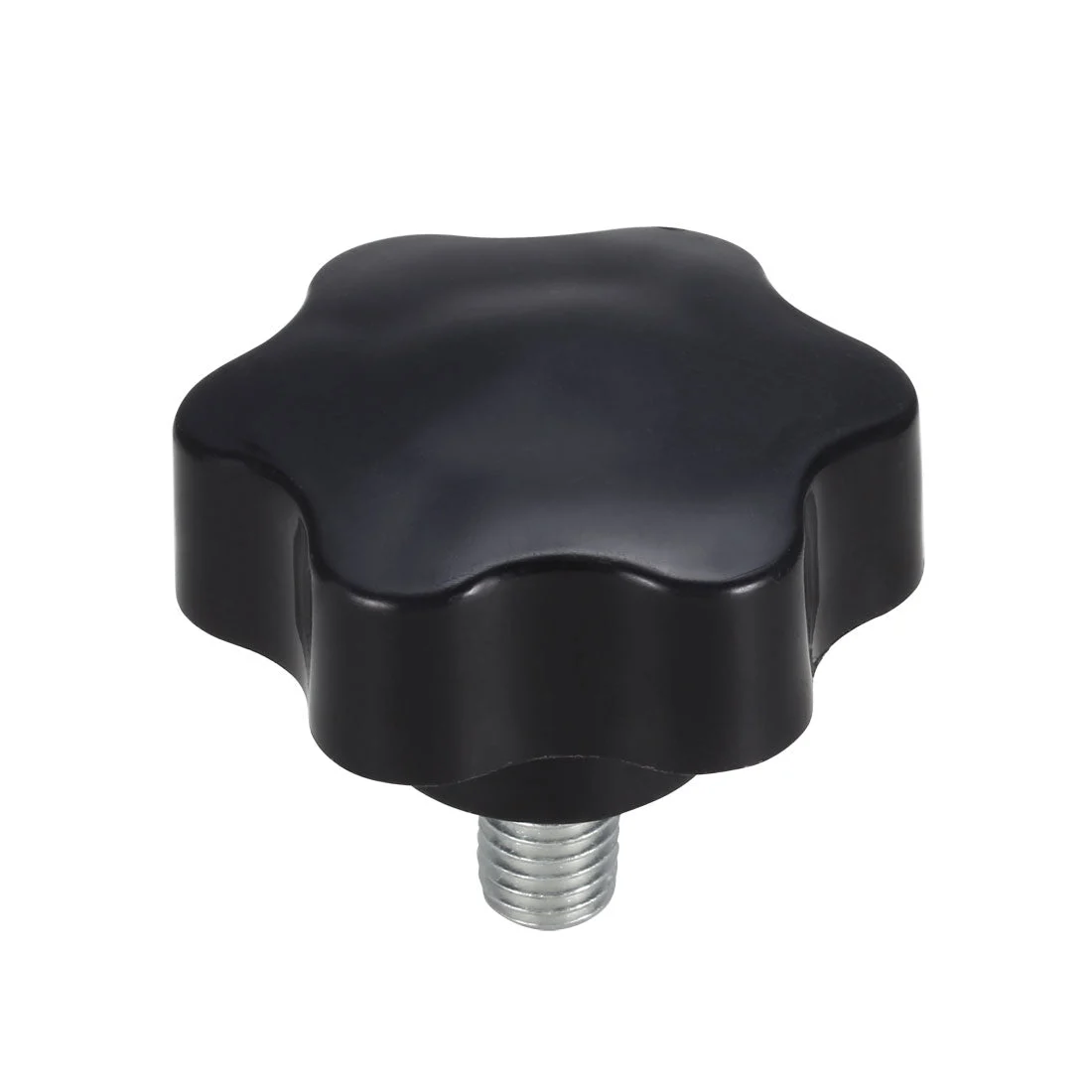 Clamping Screw Knob , 47mm Dia Plum Hex Shaped Grips Star Knob M10 x 16mm Male Thread