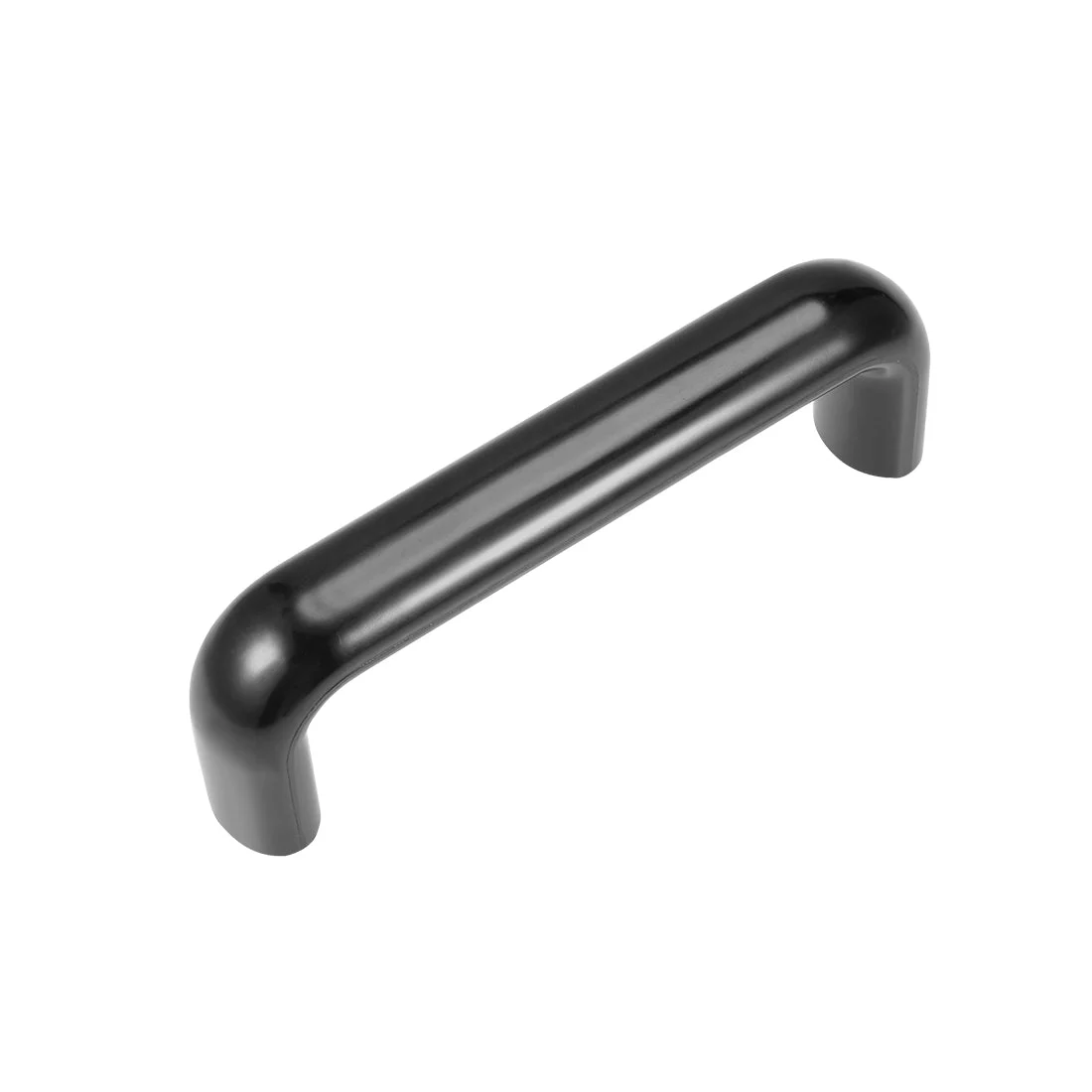 Bakelite Plastic Pulls Handle 160mm Hole Centers Black for Industrial Machine