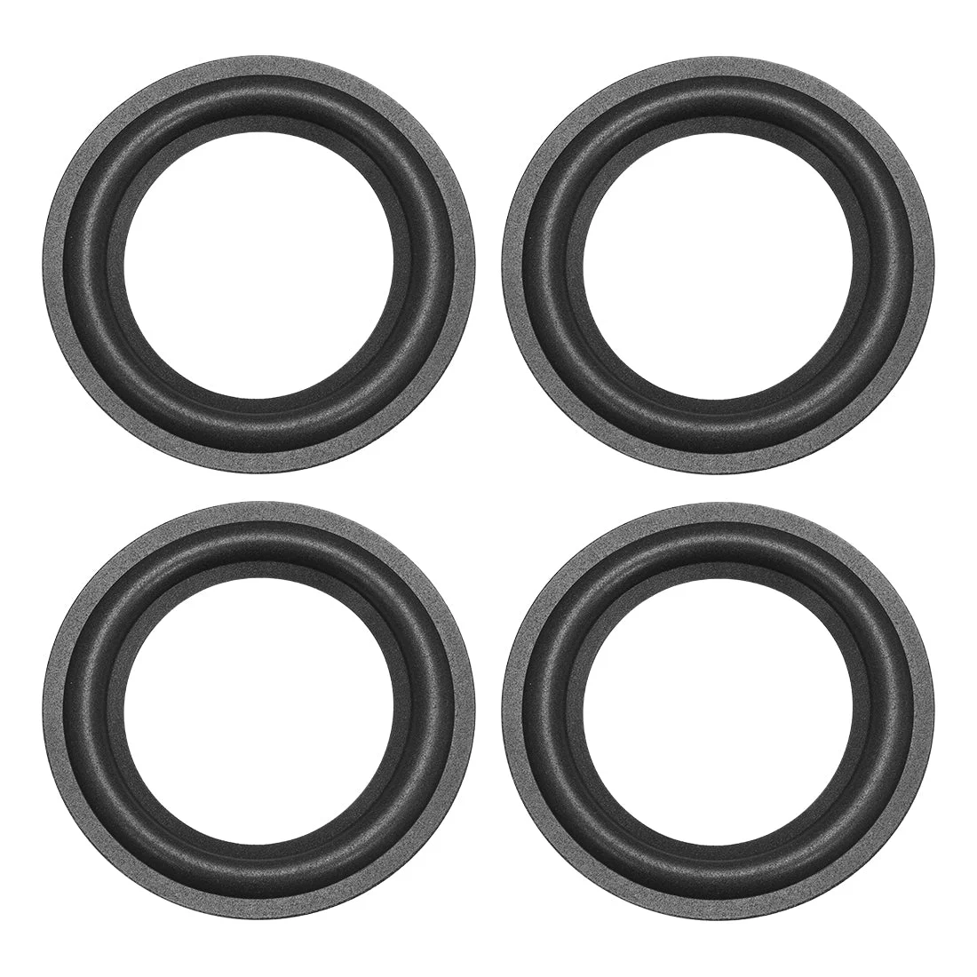 Uxcell 4.5" 4.5 inch Speaker Foam Edge Surround Rings Replacement for Speaker Repair or DIY 4pcs