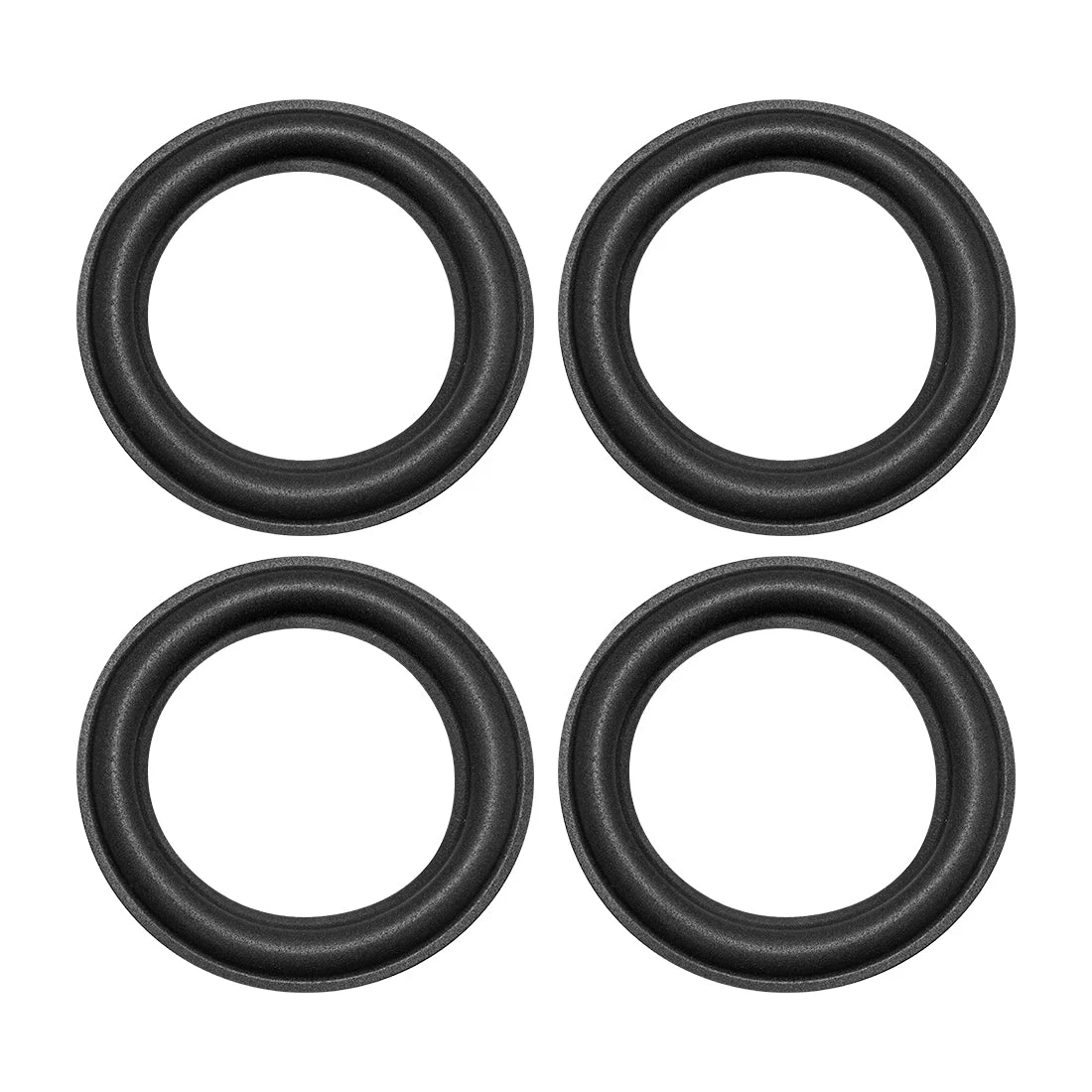Uxcell 5.1" 5.1 Inch Speaker Foam Edge Surround Rings Replacement Parts for Speaker Repair or DIY 4pcs