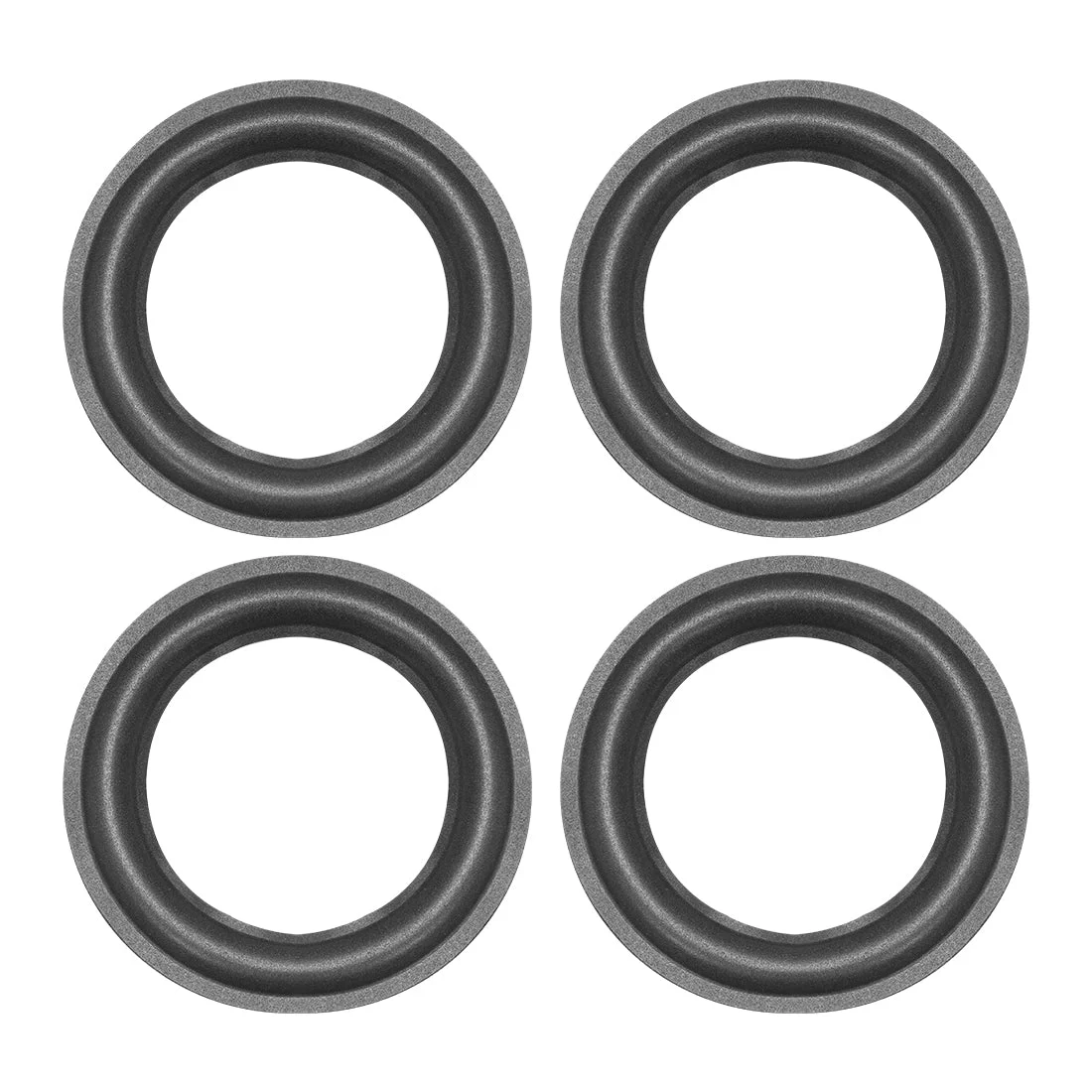 Uxcell 155mm Foam Edge Surround Rings Replacement Part for Repair or DIY 4pcs