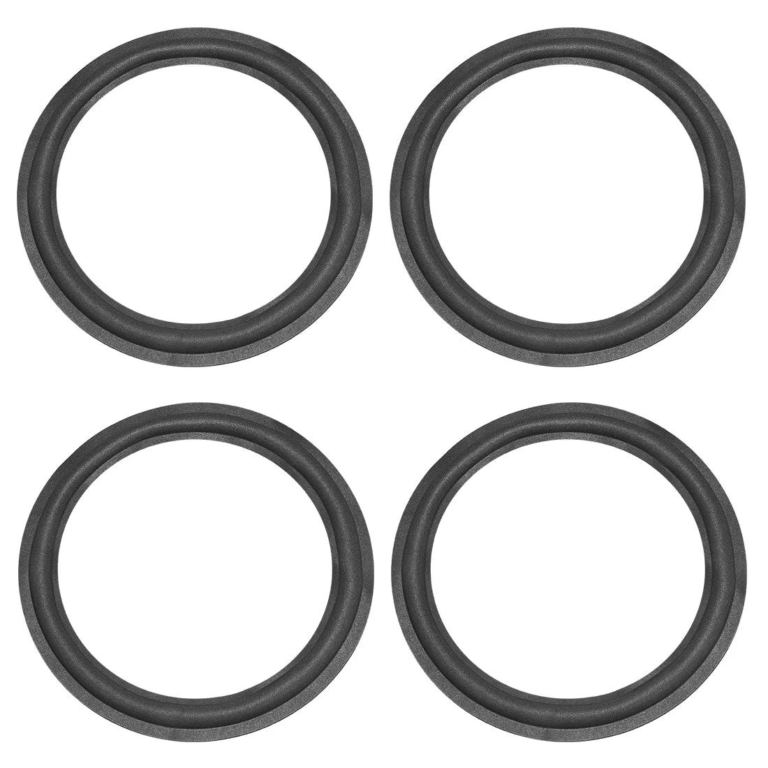 Uxcell 10 Inch Speaker Foam Edge Surround Rings Replacement Parts for Speaker Repair or DIY 4pcs