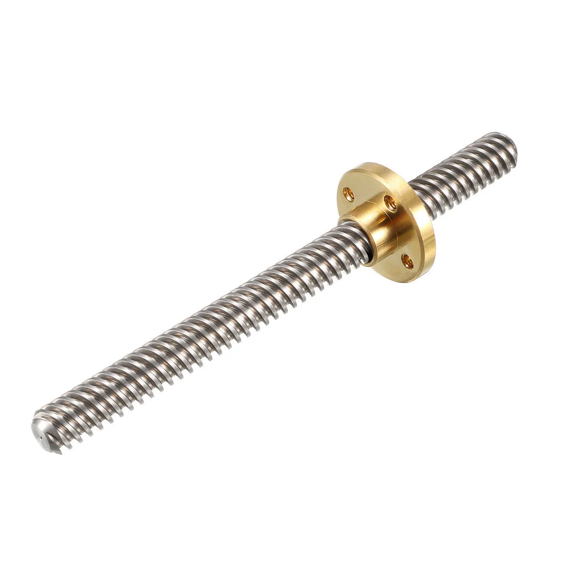 100mm T8 Pitch 8mm Lead 8mm Lead Screw Rod with Copper Nut for 3D Printer