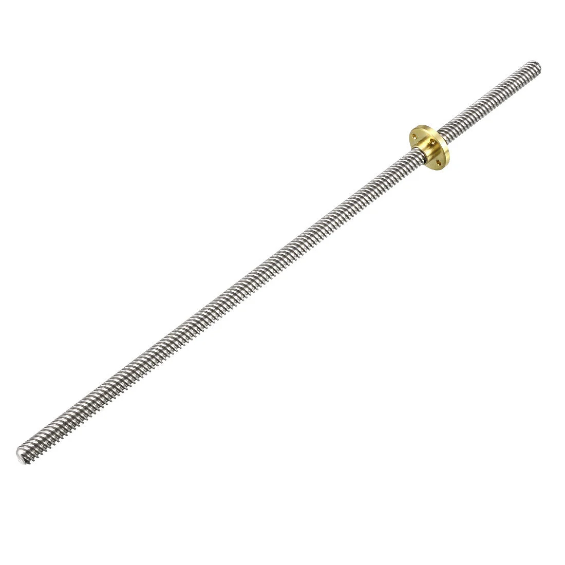 300mm T8 Pitch 2mm Lead 8mm Lead Screw Rod with Copper Nut for 3D Printer