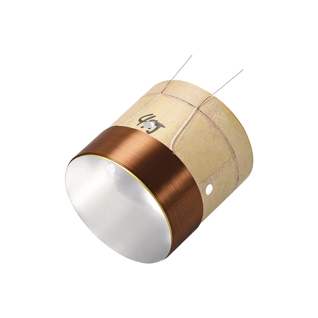 Uxcell 49.5mm 2" Woofer Voice Coil 2 Layers Round Copper Wire for Bass Speaker Audio Repair