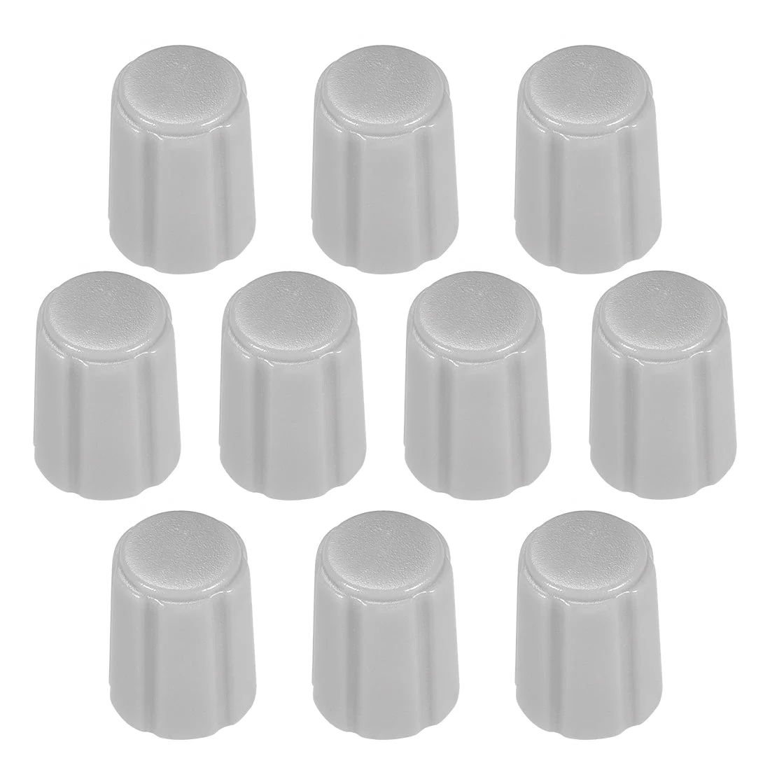 10pcs,4x6mm Potentiometer Control Knobs for Electric Guitar Grey